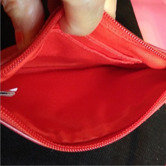 COACH WRISTLET Orange 6"X 4"  Pebble Leather / Tag / Mini Type - Picture 8 of 12